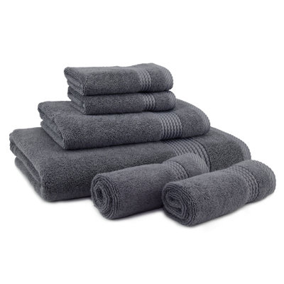 Adlena 6 Piece Turkish Cotton Towel Set