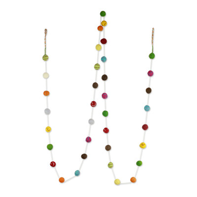 Wool / Felt 116'' Novelty Garland Garland