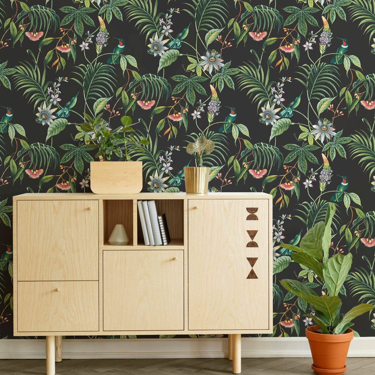Superfresco Easy Adilah Tropical Floral Wallpaper & Reviews | Wayfair.co.uk