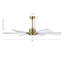 Grand ventilateur de plafond moderne 60 po avec lumières DEL et télécommande-408681126-408681125
