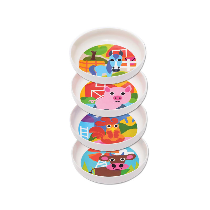 Bol à enfants en mélamine 13,2 oz. Farm