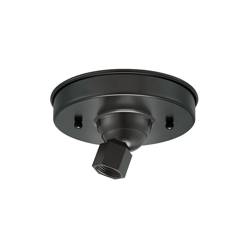 Adaptateur de plafond incliné Gutierez, Noir satiné aluminium