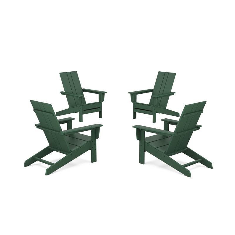 POLYWOOD by AllModern Outdoor Adirondack Chair, Green
