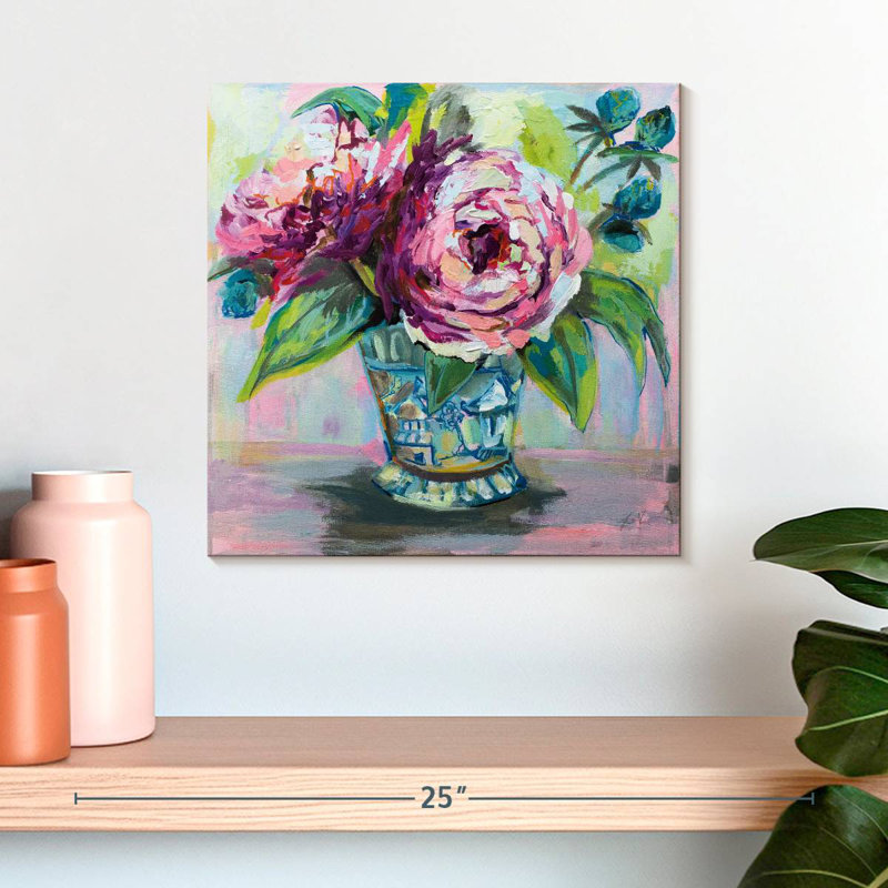 Delicate Pink Peonies I