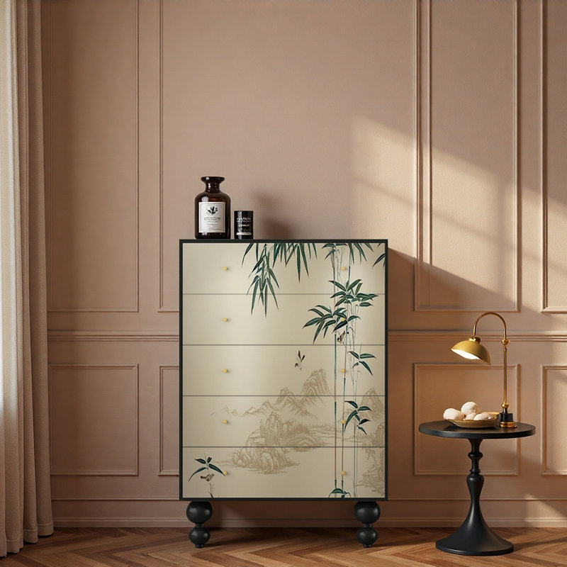 Armoire décorative simple à tiroirs