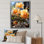 Art floral jaune pivoines jaunes