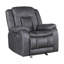 Fauteuil inclinable Olaf, similicuir moelleux-109470276-109470278