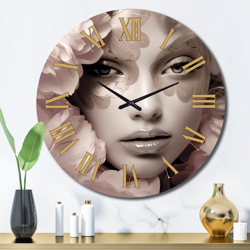 Horloge murale en métal, Grand