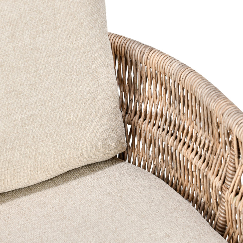 Collins Outdoor Solid Wood Lounge Chair