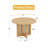 Angjelin Round Wood Dining Table-1808413168-1808413169