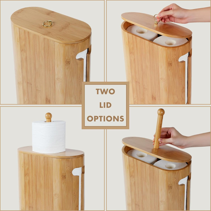 Bamboo Bathroom Storage Container
