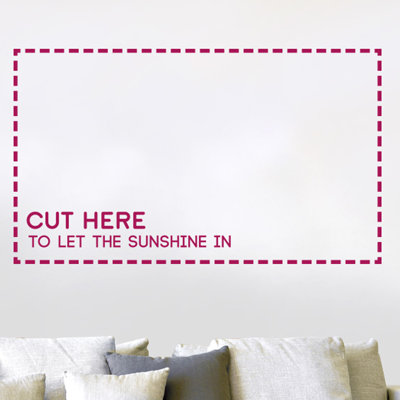 Non-Wall Damaging Wall Decal