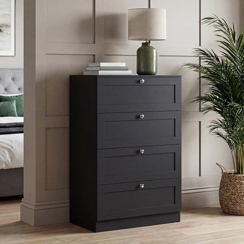 3 Piece Bedroom Set, Black