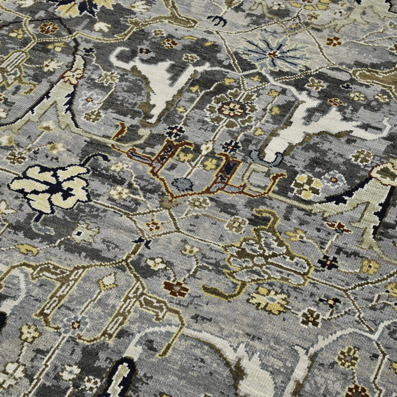 Bristol Wool Floral Area Rug, Rectangle 2' x 3'