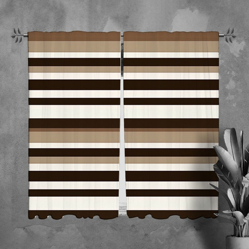 Paire de rideaux obscurcissant en polyester Mechtilde, L 40 po x L 82 po