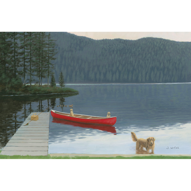 Happy Place III by James Wiens - Wrapped Canvas Print, 30cm H x 30cm W