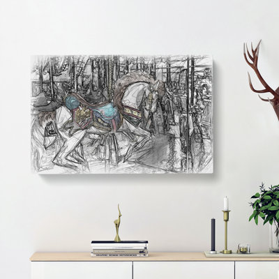 Carousel Horse - Wrapped Canvas