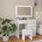 Vanity Desk With Mirror And Lights