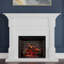 Modern Ember Augustine Mantel Package with 28" Electric Fireplace - Alexa & Google Asst Compatible-1864997512