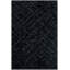 Geometric Flatweave Cotton Black Rug-53934543