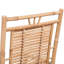 Chaise berçante avec coussin, chaise longue en bambou 1,6 po / 2,8 po-810519613