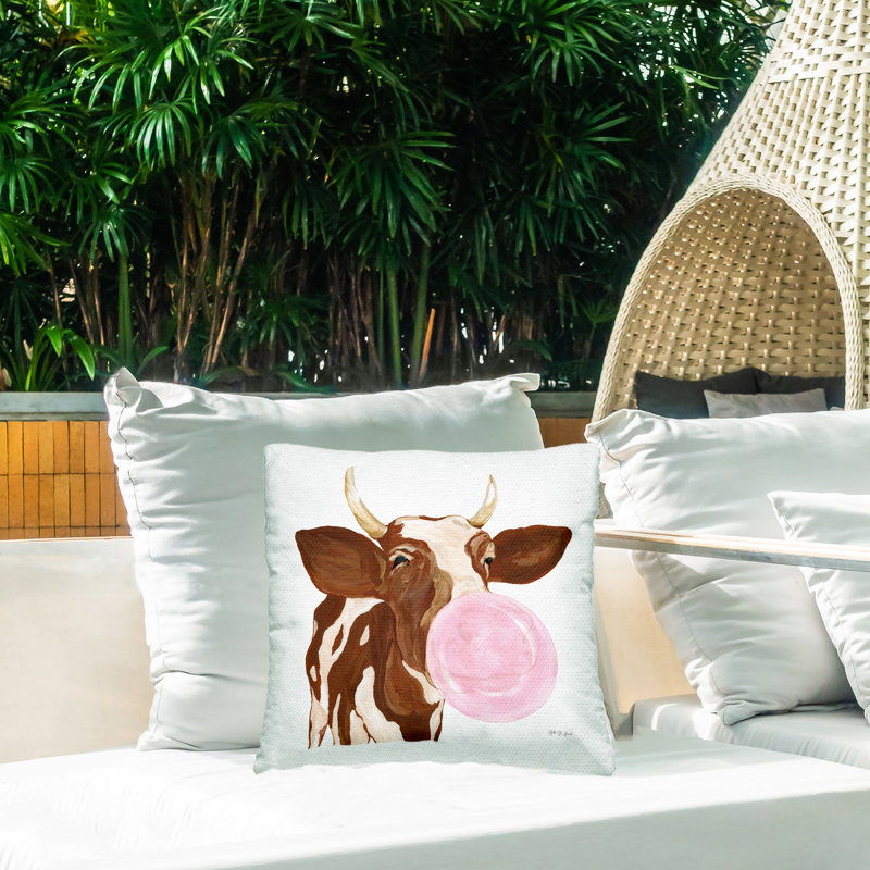 Coussin Happy Happy Bubblegum