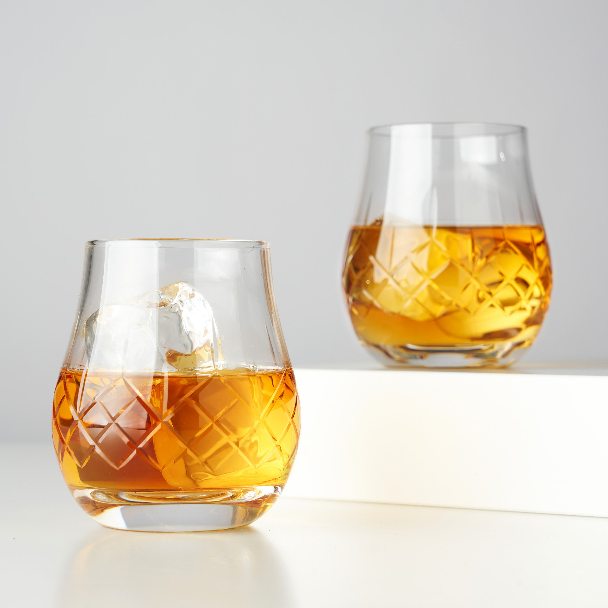 Viski Admiral Crystal Whiskey Heavyweight Glasses Wayfair 0844