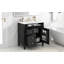 Meuble-lavabo 30 po avec lavabo supérieur, meuble-lavabo moderne avec 2 tiroirs et un tiroir basculant, meuble-lavabo simple-115688296