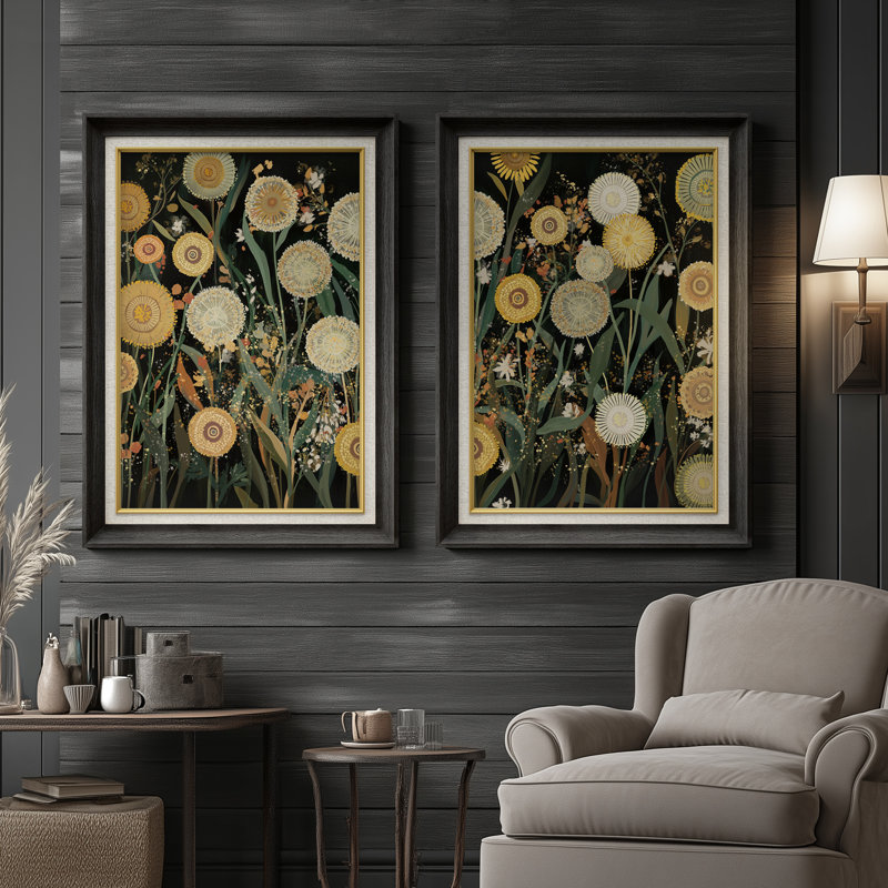 Floral Meadow Bold Boldical, Noir