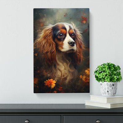 Cavalier King Charles Spaniel Digital - Wrapped Canvas