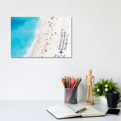 Aerial View Of Myrtos Beach IV, Cephalonia, Ionian Islands, Greece by Matteo Colombo - Print on Canvas