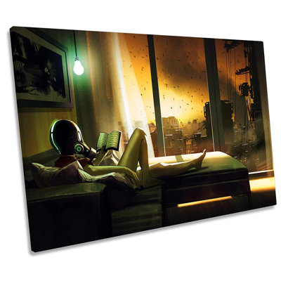 Isolation Gas Mark Urban - Wrapped Canvas Print