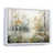 White Floater Framed