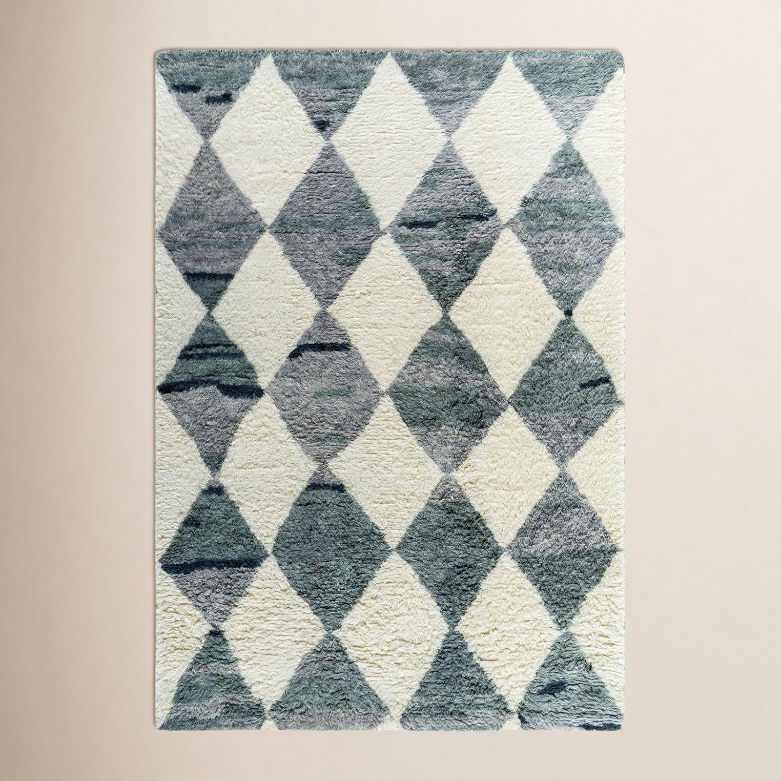Anemone Hand-Tufted Moroccan Shag Rug, Rectangle 8' x 10'