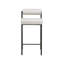 Amaya Upholstered Counter Stool with Metal Frame-95982234