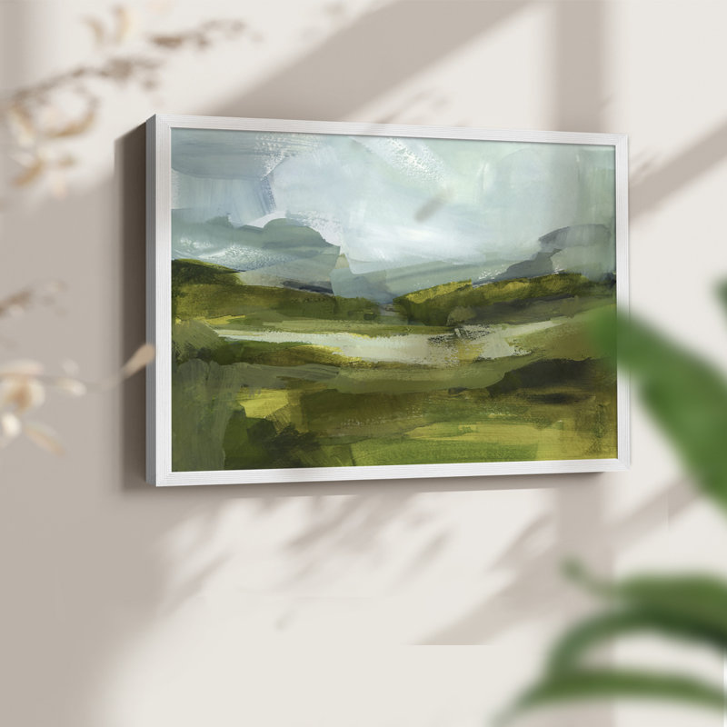 Emerald View III - Reproduction encadrée - Restickable, H 8 po x l 10 po, Blanc