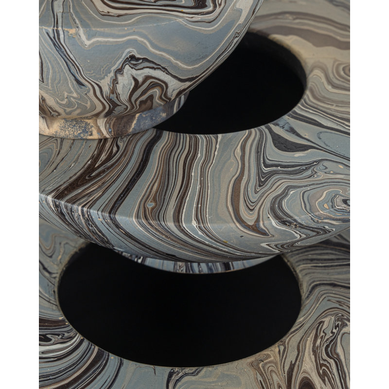 Marbleized Handmade Wood Decorative Box