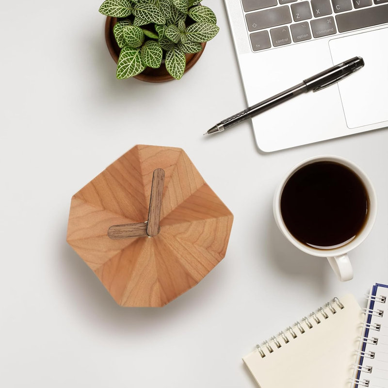 Wooden Table Clock