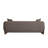 Ryder 92" Sofa In Toffee Polyester Fabric