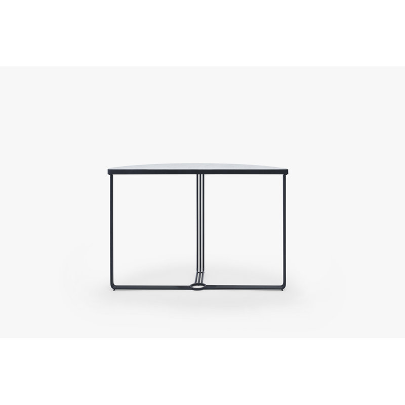 Ariss Console Table, Black, White