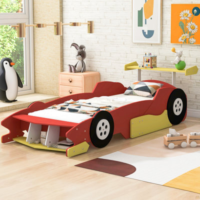 Lit plateforme simple avec roulettes