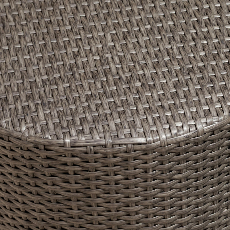 Barrel Side Table For Patio Home