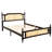 Queen Bed With -Ornamented Headboard And , Solid Pine Wood, Robust Support Platform Bed, Construction, Stable-552524345