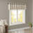 Fretwork Print Grommet Top Window Valance Beige/Grey 50X18"-985917009