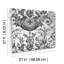 Avian Fountain Toile Wallpaper Roll-316777125