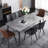 Annagh Stone Top Metal Base Dining Table-268854963-268854966