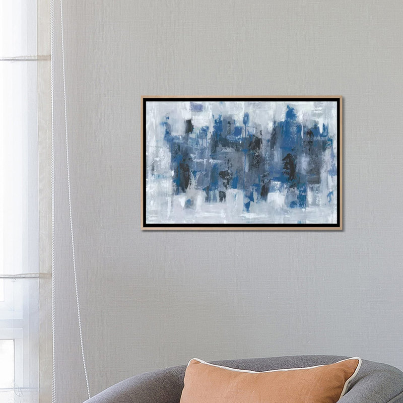 Print on Canvas, 101.6 cm H x 152.4 cm W x 4.445 cm D, Oak Floater Framed