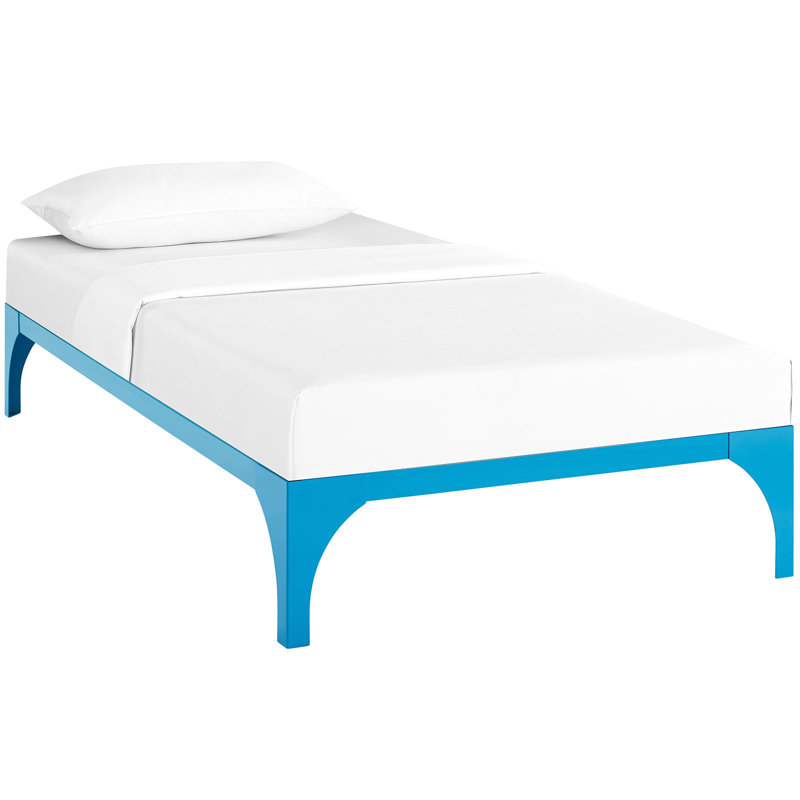 Ollie Bed Frame, Light Blue