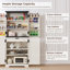 Garde-manger de 72 po Aaleah avec 12 tablettes de porte, 6 tablettes réglables et 1 tiroir profond-358702177