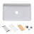 33'' L Single Bowl Fireclay Kitchen Sink